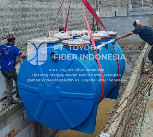 Proyek STP fiberglass Mie Gacoan